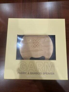 GARM Fabric & Bamboo Speaker with Wireless